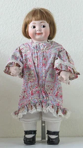 Hertel, Scwab & Co 42 CM Muñeca Antigua Reproducción Antique Muñeca - Picture 1 of 4