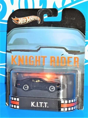 Hot Wheels 2013 Retro Entertainment Knight Rider K.I.T.T. Pontiac Trans Am Black - Image 1 of 3