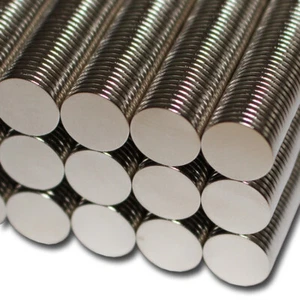 20 IMANES DE NEODIMIO POWER D10x1 mm NdFeB N42 DISCO REDONDO FUERZA DE ADHESIÓN 600 G PLANO - Imagen 1 de 2