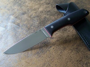 D. Uldanov Exclusivo Cuchillo Personalizado Exterior / Cuchillo de Caza N690 Böhler St. 61-HRC - Imagen 1 de 5