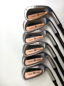 TaylorMade FireSole Iron Set 4,5,6,8,9,PW Bubble Graphite Shafts S-90 *NO 7 Iron - Picture 1 of 19