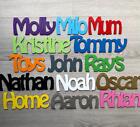 Script Bespoke Personalised names, letters or words. Wooden Christmas Eve Box SF