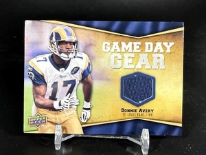 2009 Upper Deck Game Day Gear Donnie Avery #NFL-DA - Picture 1 of 2
