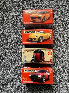 Matchbox Bundle 4- Vw Beatle , Porsche Macan, Nissan Pathfinder , Indiana Jones - Picture 1 of 4