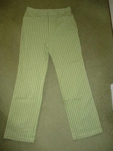 Preciosos pantalones vaqueros Jackpot verde a cuadros W30 L29 - Imagen 1 de 6