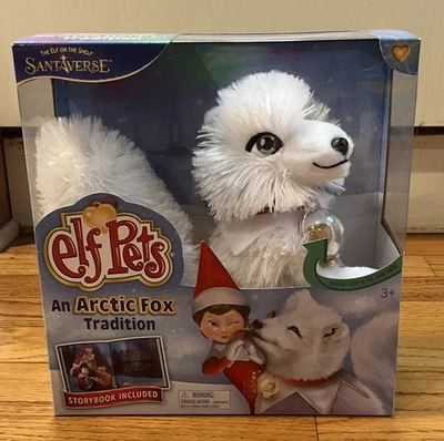 THE ELF ON THE SHELF Elf Pets Santaverse An Arctic Fox Tradition Plush & Storybook NIB!