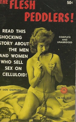 Pike Book 212 The Flesh Peddlers by Don Sheppard Vintage Hollywood Sleaze - Image 1 of 2