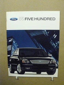 2005 Ford Five Hundred SE SEL Limited 30-page Sales Brochure - Bild 1 von 5