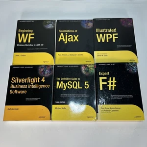 Apress Ajax, WPF, MySQL, F#, Workflow Book Bundle x6 - Good Condition - Picture 1 of 24