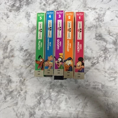Walt Disney Cartoon Classics BetaMax Complete Set 1-5 1987 NOT VHS Vintage - Image 1 of 4