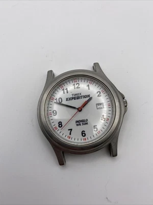 TIMEX Ladies EXPEDITION INDIGLO DATE WATCH QUARTZ NO STRAP WR50M NEW BATTERY - Image 1 of 3