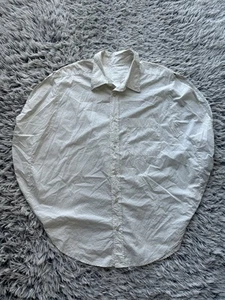 Maison Martin Margiela H&M Circle Shirt Women White Top Artisanal Flat Archetype - Picture 1 of 11