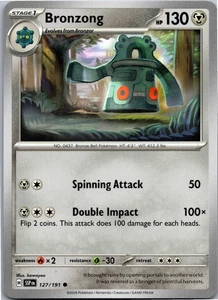 Bronzong - SV08: Surging Sparks 127/191 - Common - NM Pokémon TCG - Picture 1 of 2