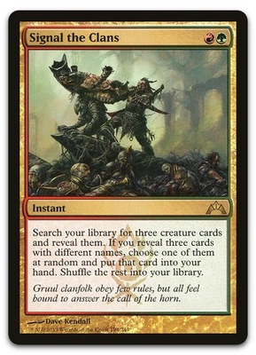 Signal the Clans #194 (NM) Gatecrash GTC Magic MTG - Image 1 of 2