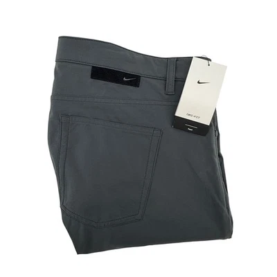 Брюки для гольфа мужские Nike Dri Fit Repel приталенные угольно-серые 42x32 DA3064 070 - Изображение 1 из 4