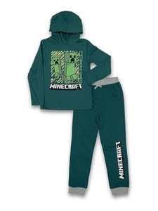 Minecraft Boys Hooded Jogging Set 4 - Picture 1 of 1