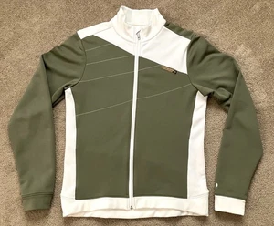 Pearl Izumi Fleece Top Jacket Olive/White Men Large - Picture 1 of 4