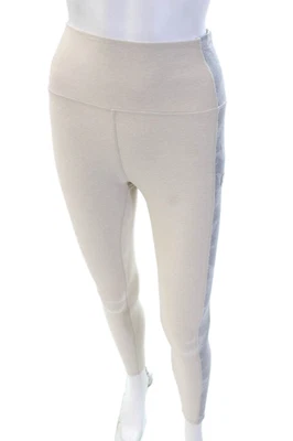 Vuori Womens Textured High Waited Lined Leggings Nude Size S - Image 1 of 4