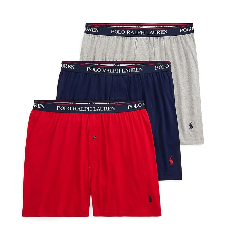 Polo Ralph Lauren NCKBP3 Calce Clásico Algodón Tejido Boxer - Paquete de 3 Foto 1 de 1
