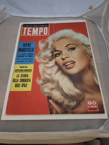 Tempo Magazine 1957 October Jayne Mansfield Cover G+ - Foto 1 di 2