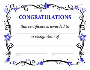 10 x Certificates A4 Congratulations / Hen Party / Birthday / etc - Picture 1 of 8