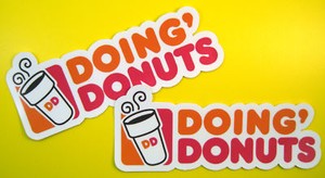 'DOING' DONUTS' Aufkleber Aufkleber Drift TVR DRIFT RACE BMW Saxokäfer Mini