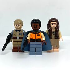 LEGO Star Wars Rebel Minifigures Endor Leia, Lando Calrissian, Crix Madine