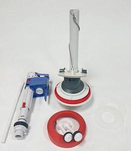 Two-Piece 4-inch Flush Valve with Extra Seals and Adjustable Fill Valve Combo - Picture 1 of 5