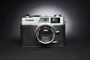 Funda protectora de cuero real con media cámara para CANON Canonet QL17 GIII QL19 GIII - Imagen 1 de 37