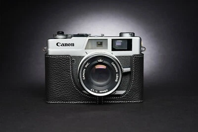 Real Leather Half Camera Case Bag Cover for CANON Canonet QL17 GIII QL19 GIII - image 1 of 4