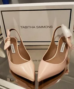 TABITHA SIMMONS Low Kitten Heels Pumps spitz - rosa - Größe 37,5 - Bild 1 von 4