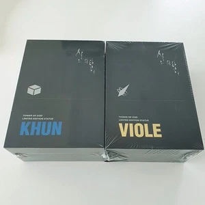 Tower of God Viole & Khun Aguero Statue Figure Set Korean Kamino Tou TOG Damaged - Picture 1 of 20