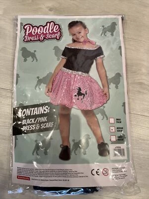 Vestido Rock & Roll Infantil Novedad Bristol Negro/Plateado/Rosa Med 128cm 5-7 Años Foto 1 de 4