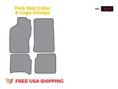 FITS 1995-2000 Toyota Tacoma Ext Cab Floor Mat 4pc Cutpile - Image 1 of 4