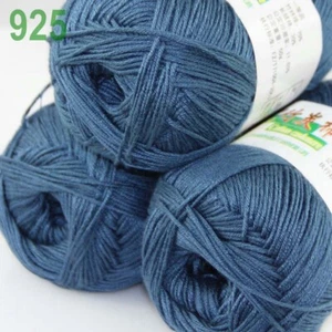 Sale 3BallsX50gr Bamboo Cotton Baby Blankets Hand Knitting Crochet Yarn 25 - Picture 1 of 12