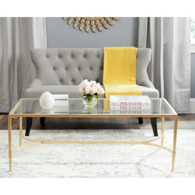 Mesa de centro SAFAVIEH Antwan | Dorada/Clara | Foto 1 de 4