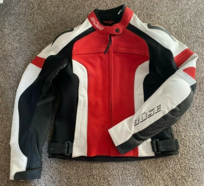 BUSE Leather Ladies Motorcycle Motorbike Jacket Size UK 8 = 32" Chest (C148) - Image 1 of 4