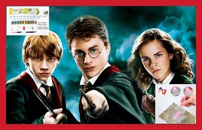 LOISIR CREATIF POINT CROIX BRODERIE HARRY POTTER MOSAIQUE 5D DIAMANT POSTER 3D - Photo 1/4