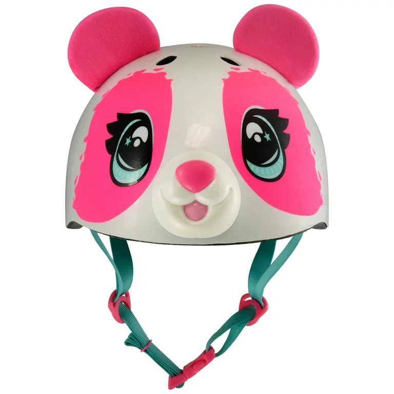 RASKULLZ Bike & Skate Helmet ~ Bamboo Plush PANDA ~ Ages 3+ ~ 48 - 52 cm (XS) - Image 1 of 4