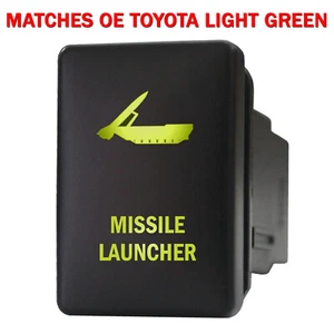 LANZADOR DE MISILES 948NG Interruptor de empuje 12 voltios para Toyota OEM Tacoma LED NUEVO VERDE - Imagen 1 de 1