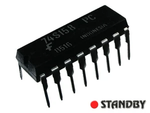 5pcs 74S158 DIP16 74S158PC FAIRCHILD Quadruple 2-Line to 1-Line Data Selectors/M - Bild 1 von 1
