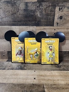 Super 7 Reaction Mickey and Friends Lot of 3  GOOFY, PLUTO & DONALD. - Picture 1 of 5
