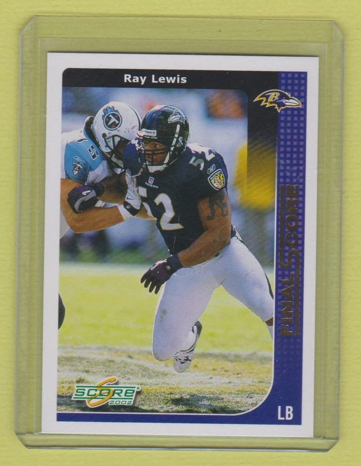 2002 Score Final Score Ray Lewis Ravens 3/100 - Image 1 of 1