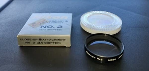 Nikon CLOSE-UP ATTACH N°2 3.0 DIOPTRIE pour 52mm - Photo 1 sur 3
