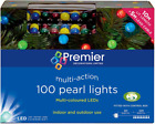 Raraion - 100 LED Pearl Lights, Multi-Action, Multi-Colour, 10m