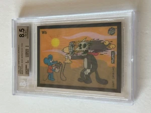 1993 SKYBOX The Simpsons Series 1 WIGGLE Lenticular 3D Flicker ITCHY & SCRATCHY - Picture 1 of 7