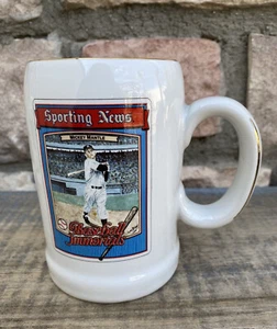 MLB Baseball Immortals Sporting News MICKEY MANTLE Yankees Hall of Fame 1974 mug - Picture 1 of 12