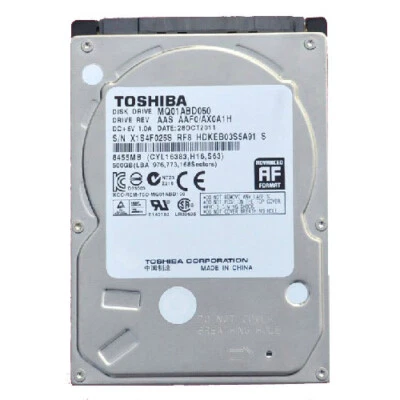 Toshiba 500GB MQ01ABD050 5400RPM SATA 2.5" Laptop HDD Hard Disk Drive - Image 1 of 3