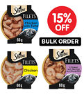 SHEBA Fillets in Gravy Trays Chicken & Tuna Cat Wet food SAVER PACK OFFER !!!