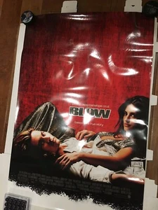 BLOW red type ROLLED ORIG 1SH MOVIE POSTER never hung (2001) - Picture 1 of 3